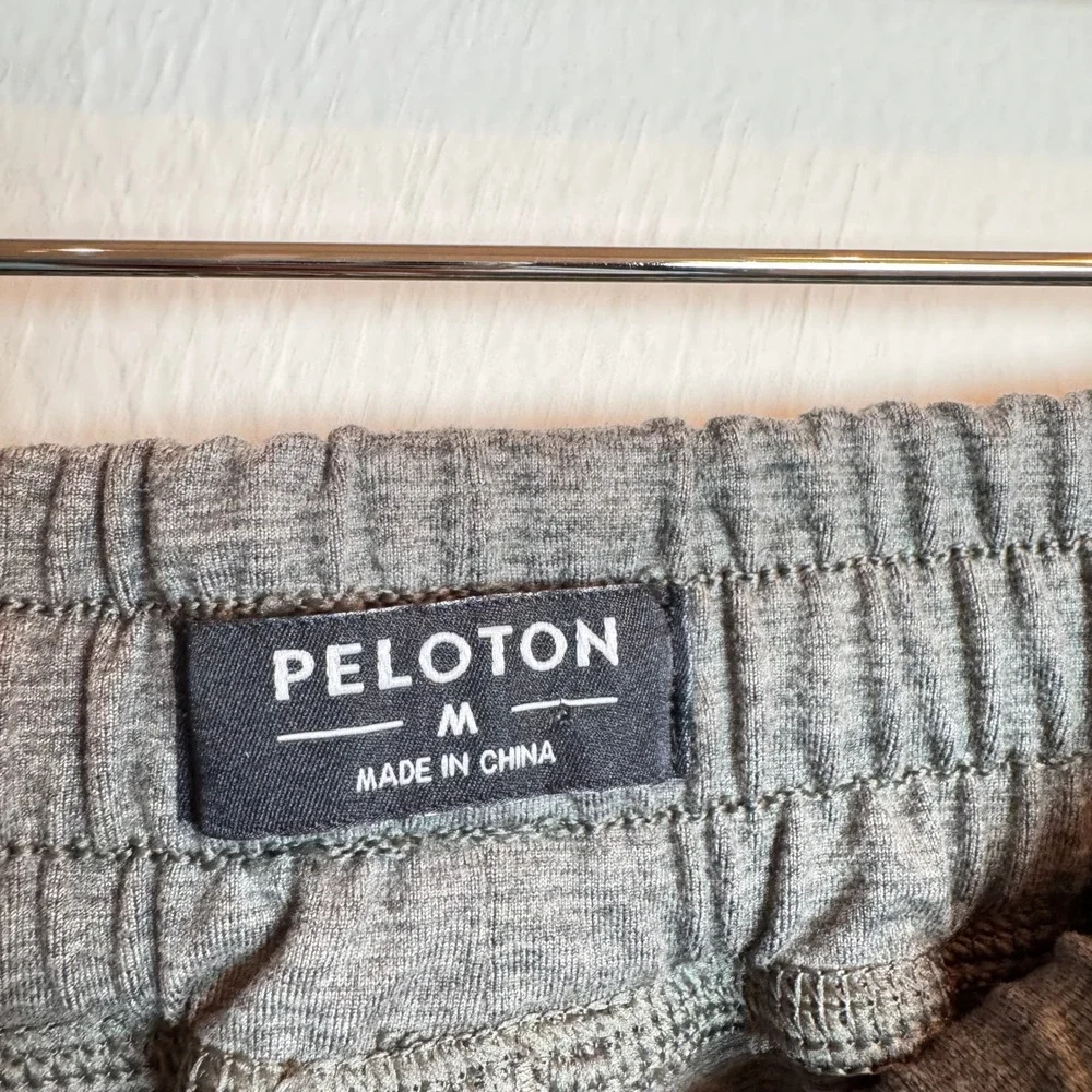 Peloton Jogger Sweatpants Mens Medium‎ Gray Heathered Drawstring Athletic Lounge - Picture 5 of 7